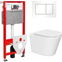 Lauter Longer 2110822 + TECE Kit 9400413 с кнопкой (белый) Image #2