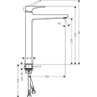 Hansgrohe Metropol 32512670 (черный матовый) Image #3