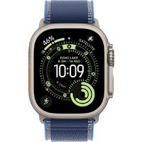 Apple Watch Ultra 3 LTE 49 мм (титановый корпус, природный/синий, нейлоновый ремешок размера S/M) Image #2
