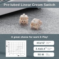 Royal Kludge M87 RGB Ocean Blue (RK Cream) Image #6