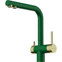 Omoikiri Nagano-RG-LG (royal green/светлое золото/матовый)