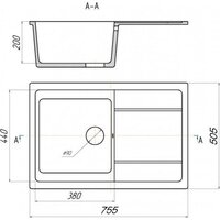 Saniteco Fama (бежевый с сифоном) Image #6