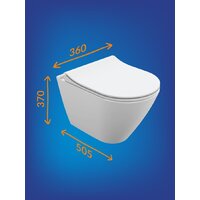 Cersanit City Smart CO DPL EO Slim + Vector 68305 (с кнопкой Estetica черный матовый) Image #15