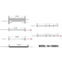 1stPlayer NGDP Platinum 1300W HA-1300BA3-BK Image #2