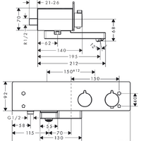 Hansgrohe Shower Tablet 350 13107400 (хром) Image #2