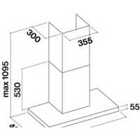 Falmec Lumina NRS 90 800 м3/ч (черный) Image #2