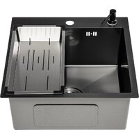 Saniteco 5050 PVD (с сифоном, дозатором и коландером)