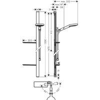 Hansgrohe Raindance Select S 120 3jet 27647400 (белый/хром) Image #8