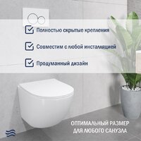 Lauter Sulzdorf + GROHE Rapid SL 38772001 (белый с микролифтом) Image #6