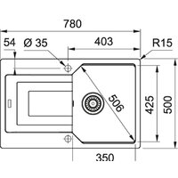 Franke UBG 611-78 (бежевый) Image #2