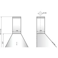 Elikor Омега 60П-650-К3Д (черный/нержавейка) Image #2