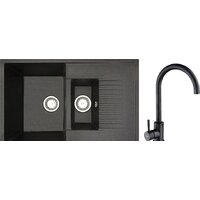 БелЭворс Forma L + смеситель W4998-3-22 (черный)