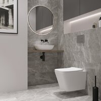 Lauter Square 214903 + GROHE Rapid SL 38721001 (овальная, хром) Image #17