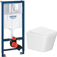 Lauter Square 214903 + GROHE Rapid SL 38721001 (овальная, хром) Image #2