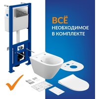 Cersanit City Smart CO DPL EO Slim + Link PRO 68306 (с кнопкой Twins хром глянцевый) Image #9