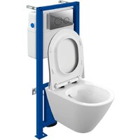 Cersanit City Smart CO DPL EO Slim + Link PRO 68306 (с кнопкой Twins хром глянцевый) Image #2