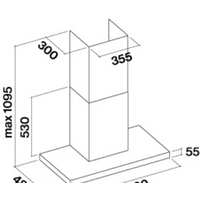 Falmec Lumina NRS 120 800 м3/ч (белый) Image #2